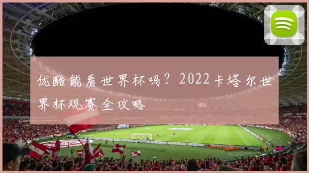 优酷能看世界杯吗？2022卡塔尔世界杯观赛全攻略