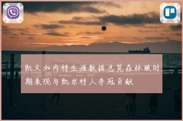 凯文加内特生涯数据总览森林狼时期表现与凯尔特人夺冠贡献